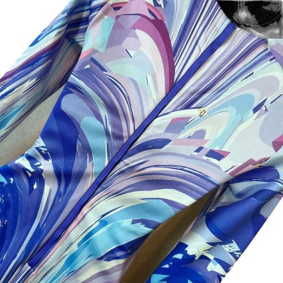 Bebe Watercolor Swirl Bodycon Dress - Picture 12 of 14